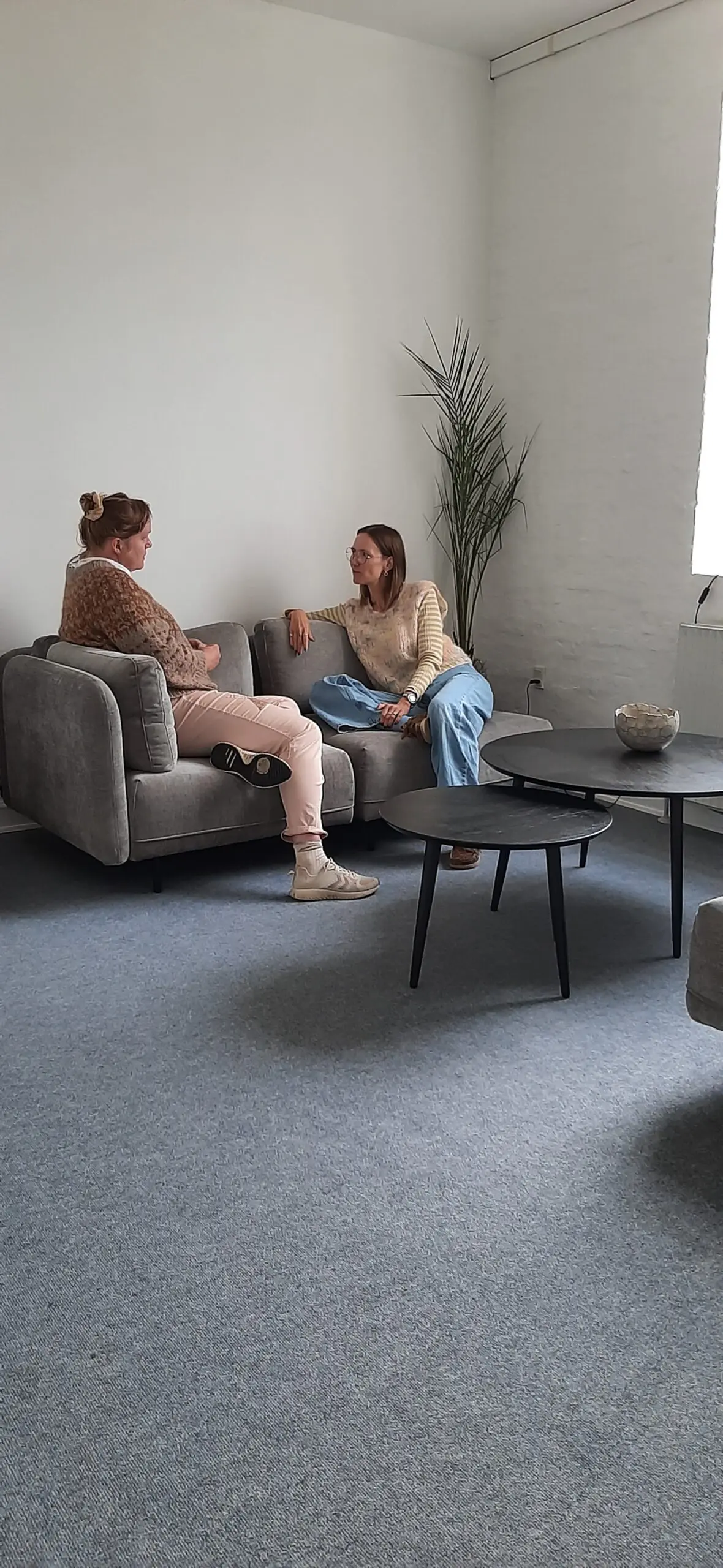 2 personer i flexplads i kontorfællesskab i Odense